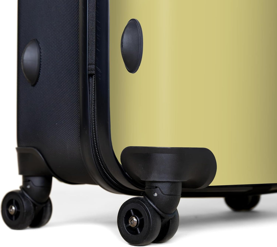 NoBoringSuitcases.com® Koffer XL Gross 77x51.5x28 cm Hartschale Reisekoffer 4 Rollen Leicht Koffer T