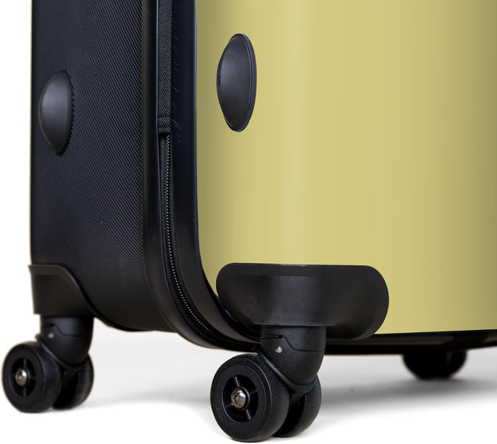 NoBoringSuitcases.com® Koffer XL Gross 77x51.5x28 cm Hartschale Reisekoffer 4 Rollen Leicht Koffer T