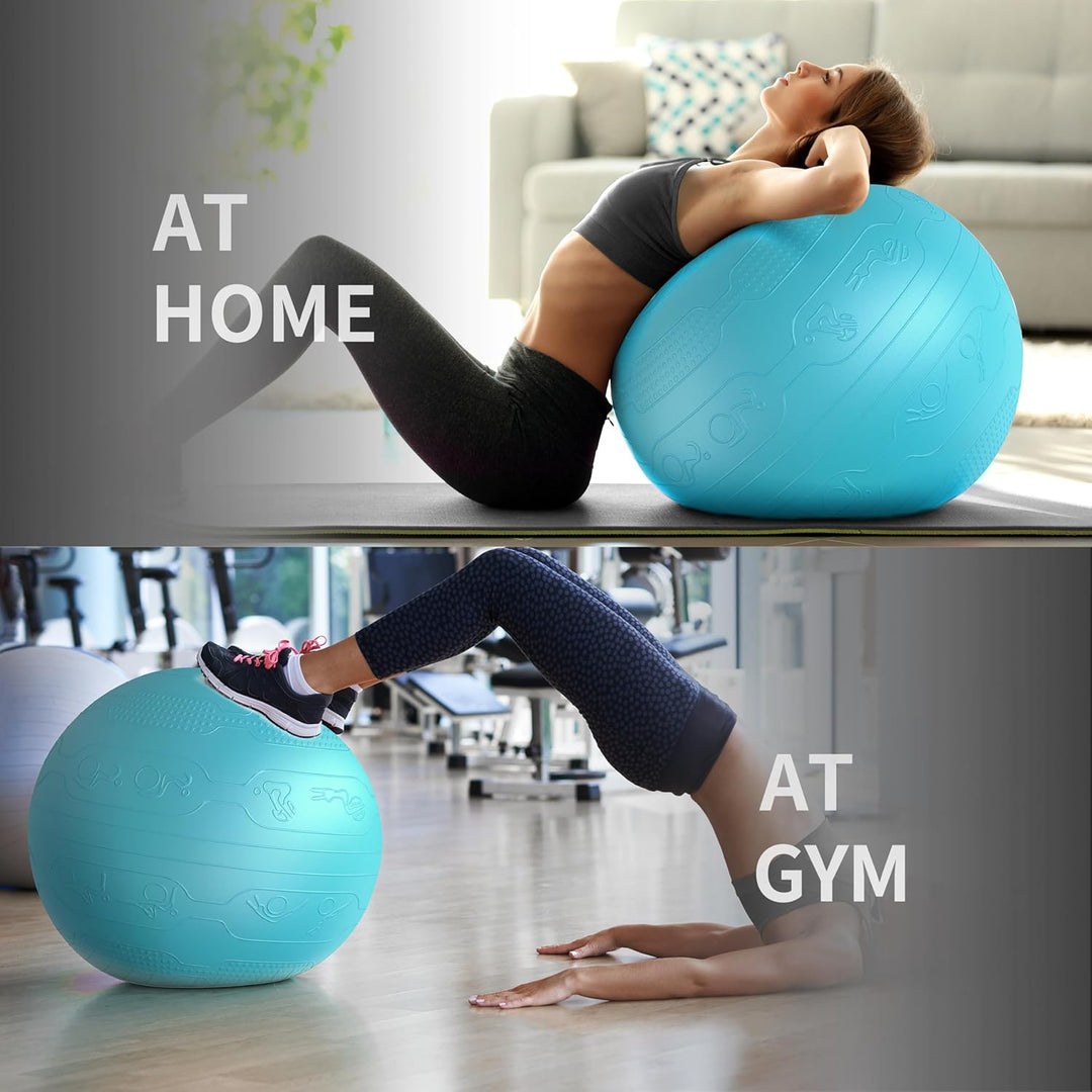PROIRON Gymnastikball Pezziball Sitzball Trainingsball Fitnessball & Balance für Core-Training mit P