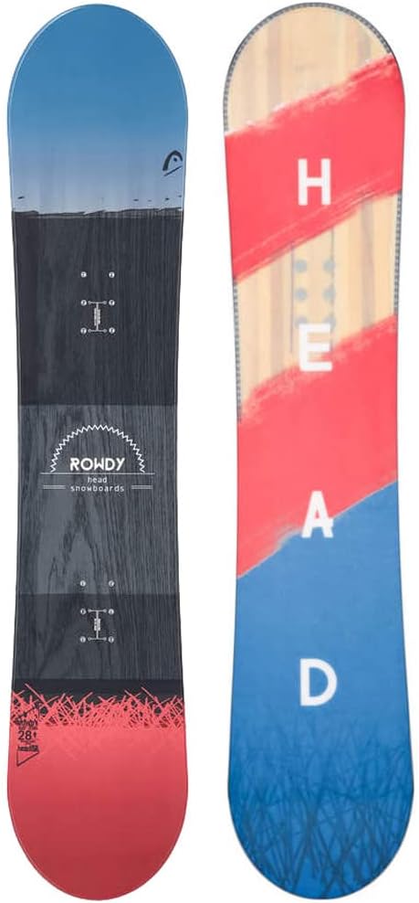 HEAD Unisex Jugend Rowdy Snowboard 118 Blau/rot/Schwarz, 118 Blau/rot/Schwarz