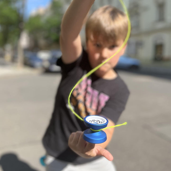 YoyoFactory DNA Yo-Yo - Rot Schwarz (Metall Yoyo, Schnur, Kugellager & Anleitung enthalten), Rot Sch