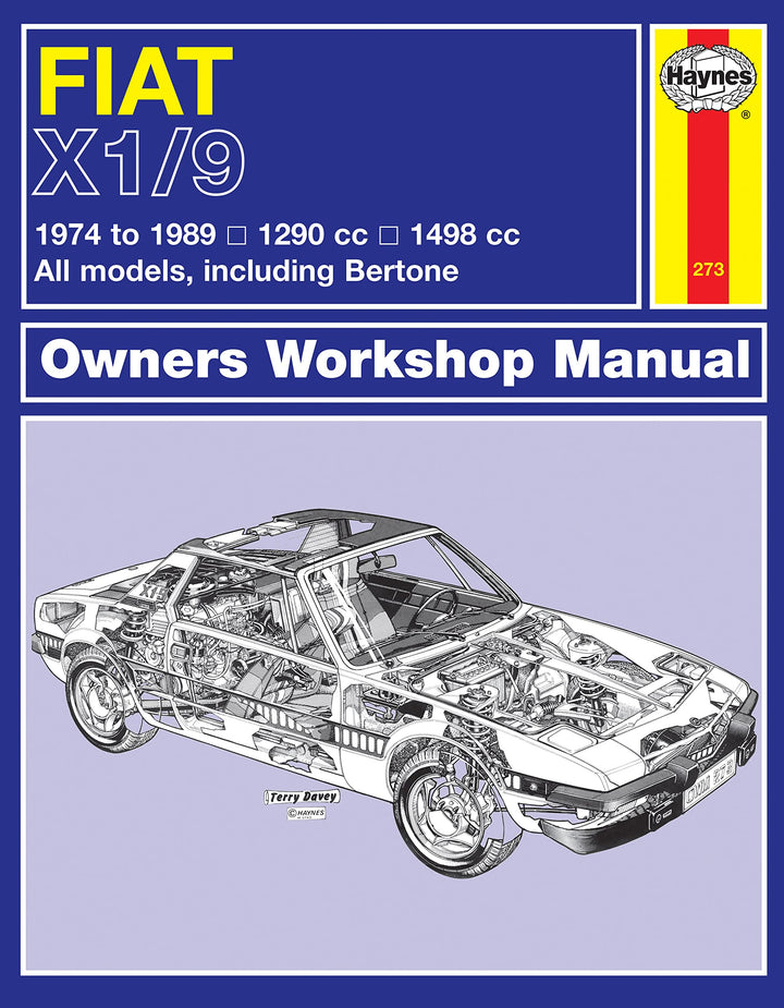 Fiat X1/9 (74 - 89) Haynes Repair Manual, Taschenbuch