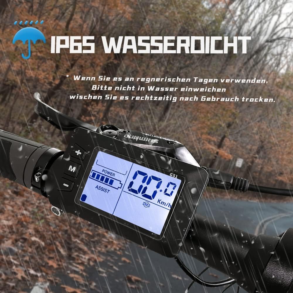 Kunray 24-48V 350W Brushless Motor Controller Mit LCD Anzeige Dualmodus Ebike Controller 24V 17 Ampe