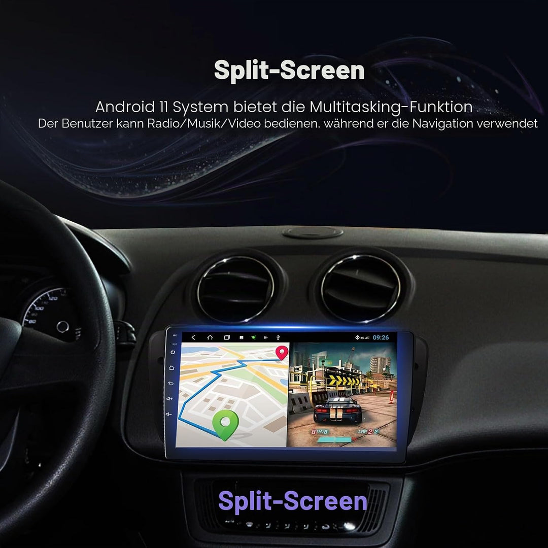 EZoneTronics Android 10.1 Autoradio Stereo 9 Zoll für Honda CR-V 2008-2011 Touchscreen-Headunit GPS-