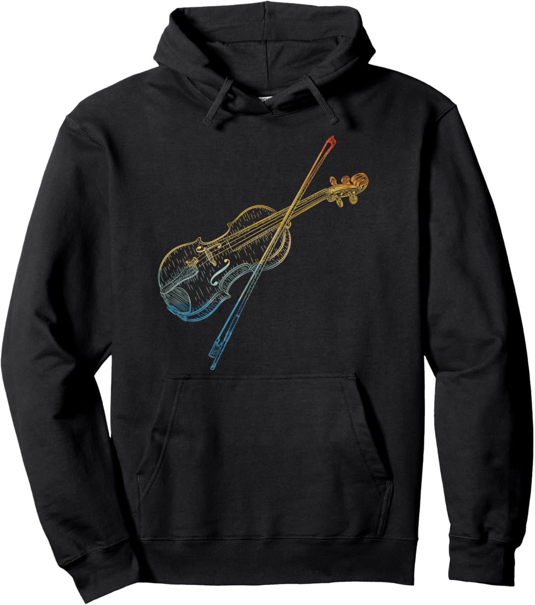 Violine, Geige - Geigenspieler, Violinist - Violinenmusik Pullover Hoodie