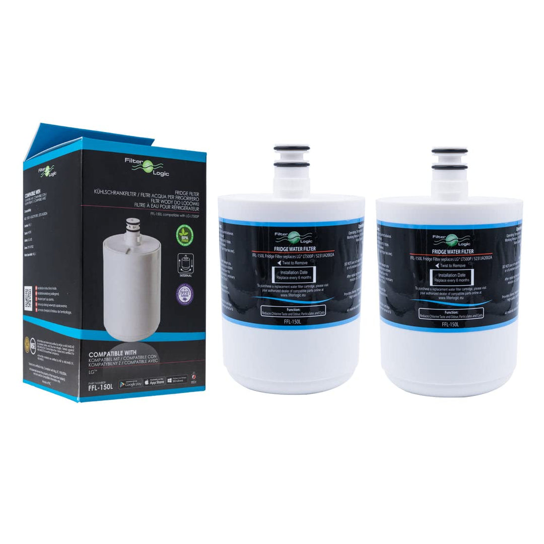 FilterLogic FFL-150L | 2x Wasserfilter kompatibel mit LG ADQ72910901 GEN11042F-08 GEN11042FR-08 5231
