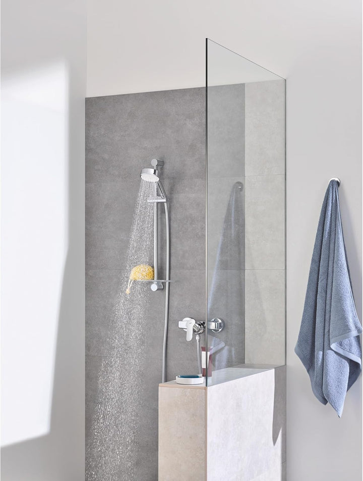 GROHE BauEdge - Badewannenarmatur (integriertes Rücklaufventil, automatische Umstellung für Badewann