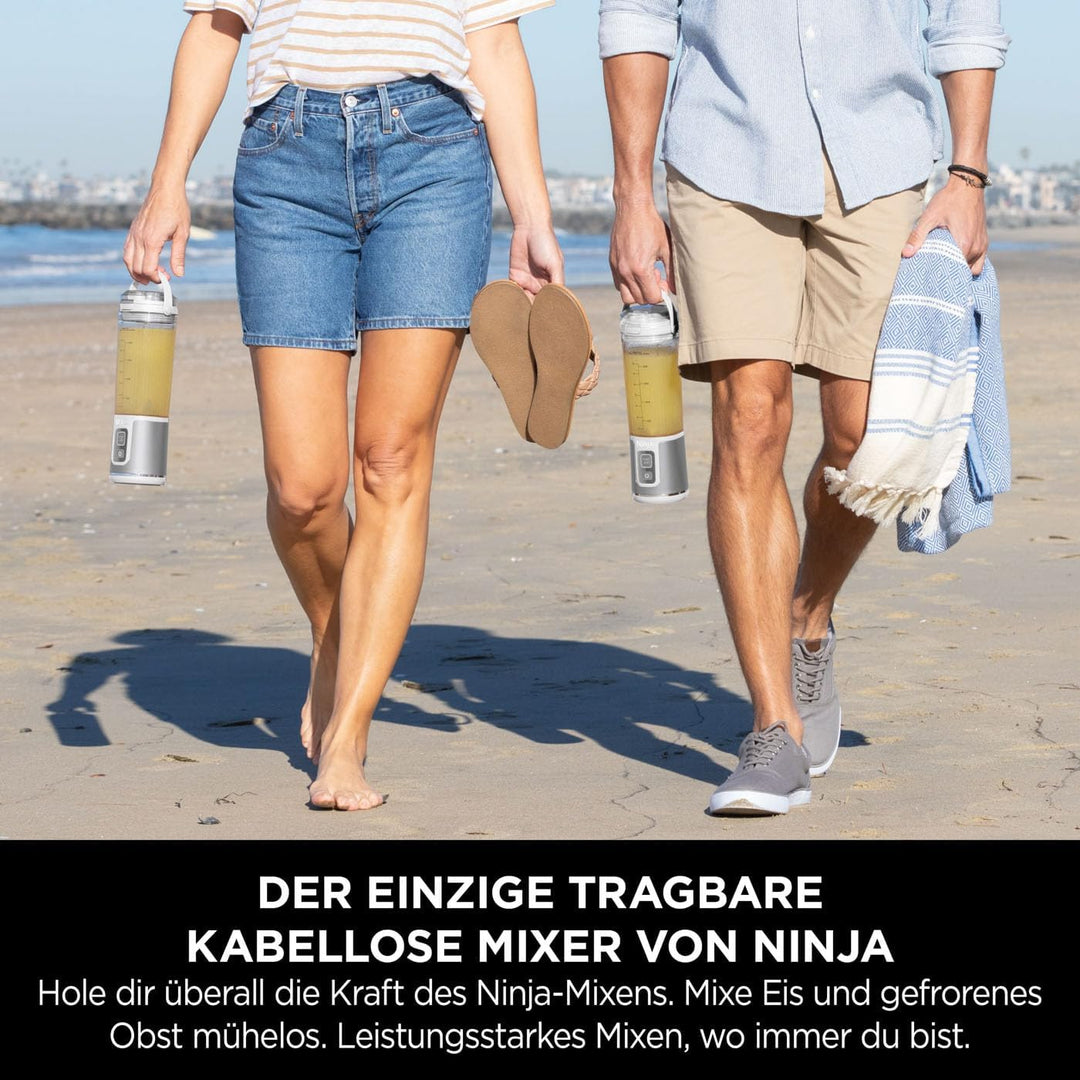 Ninja Blast Tragbarer Mixer / Blender / Smoothie Maker, 530ml Becher, Auslaufsicherer Deckel, Leistu