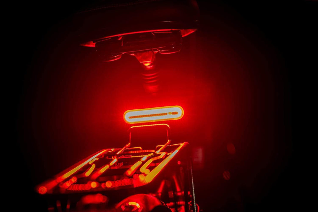 FISCHER Fahrrad-Beleuchtungsset, Front- und Rückleuchte, mit Akku, USB-Ladefunktion und Leuchtfunkti