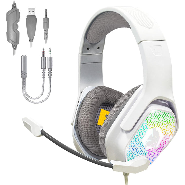 EMPIRE GAMING H-3 RGB Gamer Kopfhörer für PS5, PS4, Xbox One/Series, Switch, PC, Mac, Smartphones, T