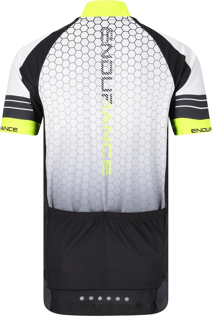 endurance Kinder Radtrikot Verove 152 5001 Safety Yellow, 152 5001 Safety Yellow