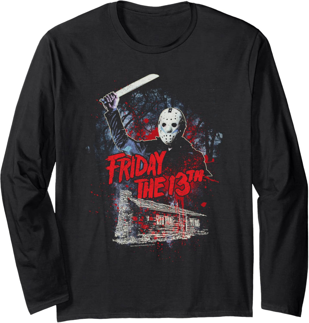 Friday the 13th Jason Cabin Langarmshirt