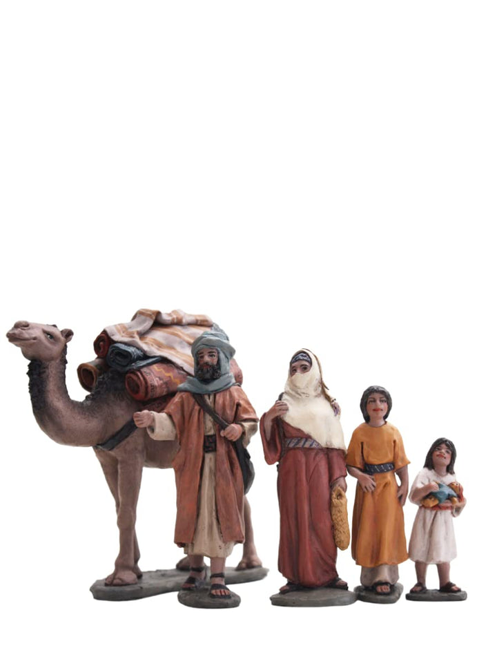 Triciclo Editores Beduinenfamilie | Krippenfiguren | Serie 11 cm | entworfen von José Luis Mayo | We