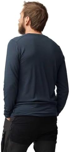 Fjällräven Herren Abisko Wool Ls M T-Shirt M Basalt, M Basalt