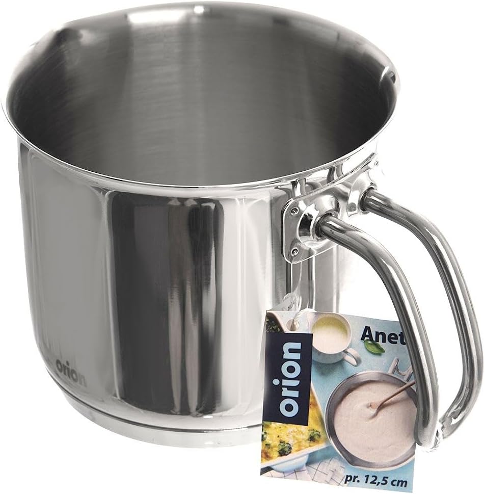 Kasserolle Topf Milchtopf Kochtopf aus Edelstahl 12,5 cm 1 L ANETT