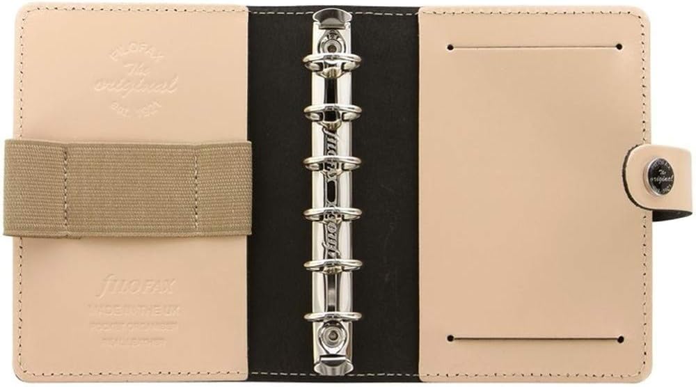 Filofax The Original Pocket Nude Hautfarbe Organizer Leder A7 Terminplaner 026085, nude