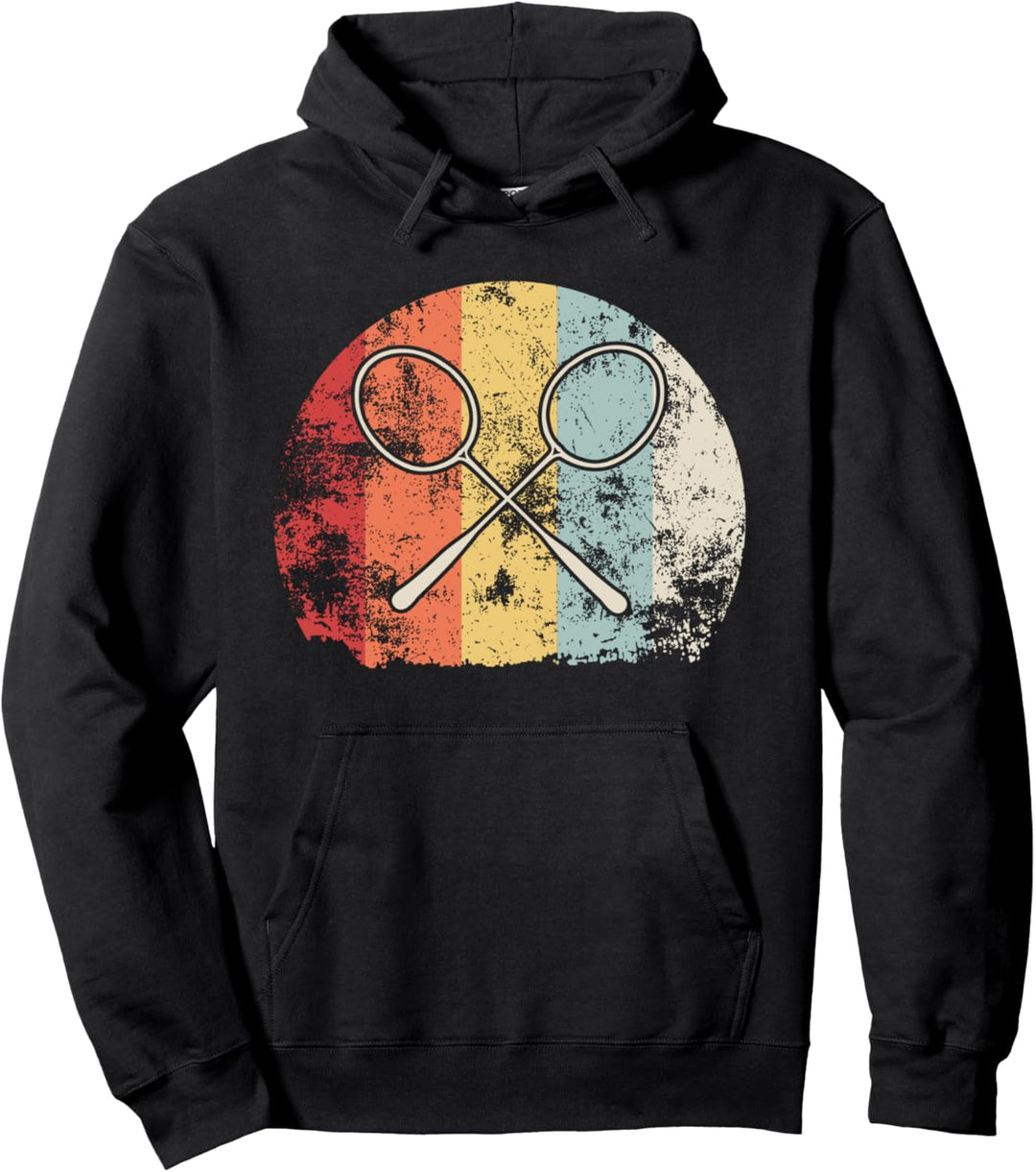 Badmintonschläger-Design Badmintonspieler, Badminton Pullover Hoodie
