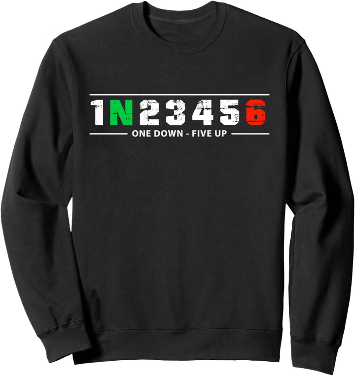 1N23456 Motorradfahrer Sweatshirt