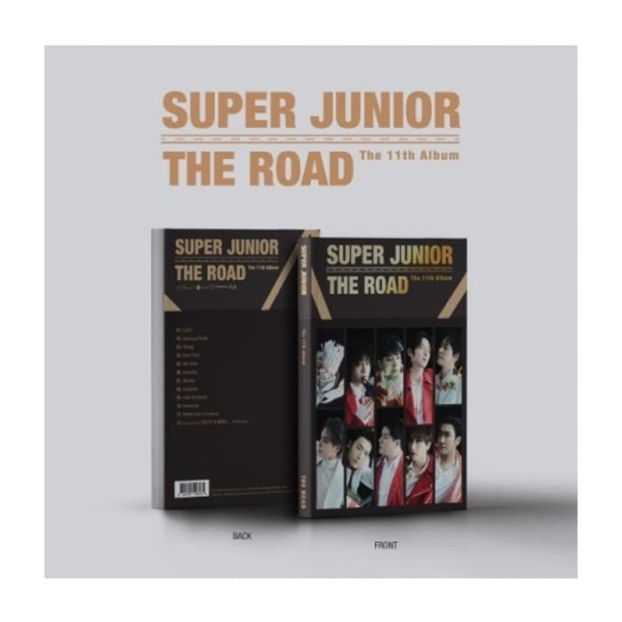 SUPER JUNIOR THE ROAD 11th Album CD+Photocover+Photobook+Postcard+Photocard+Tracking