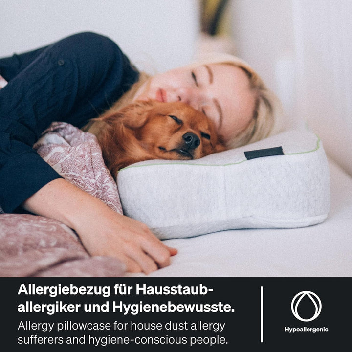 BLACKROLL® Pillow CASE AllergoProtect, Allergiker Kissenbezug 30 x 50 cm für Recovery Pillow, Kopfki
