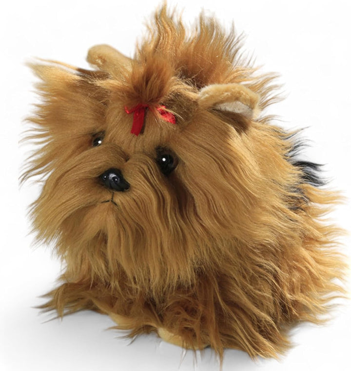 Carl Dick Yorkshire Terrier Welpe, Hund, Plüschtier, Kuscheltier ca. 22cm 3138 Y - Braun-schwarz, Y