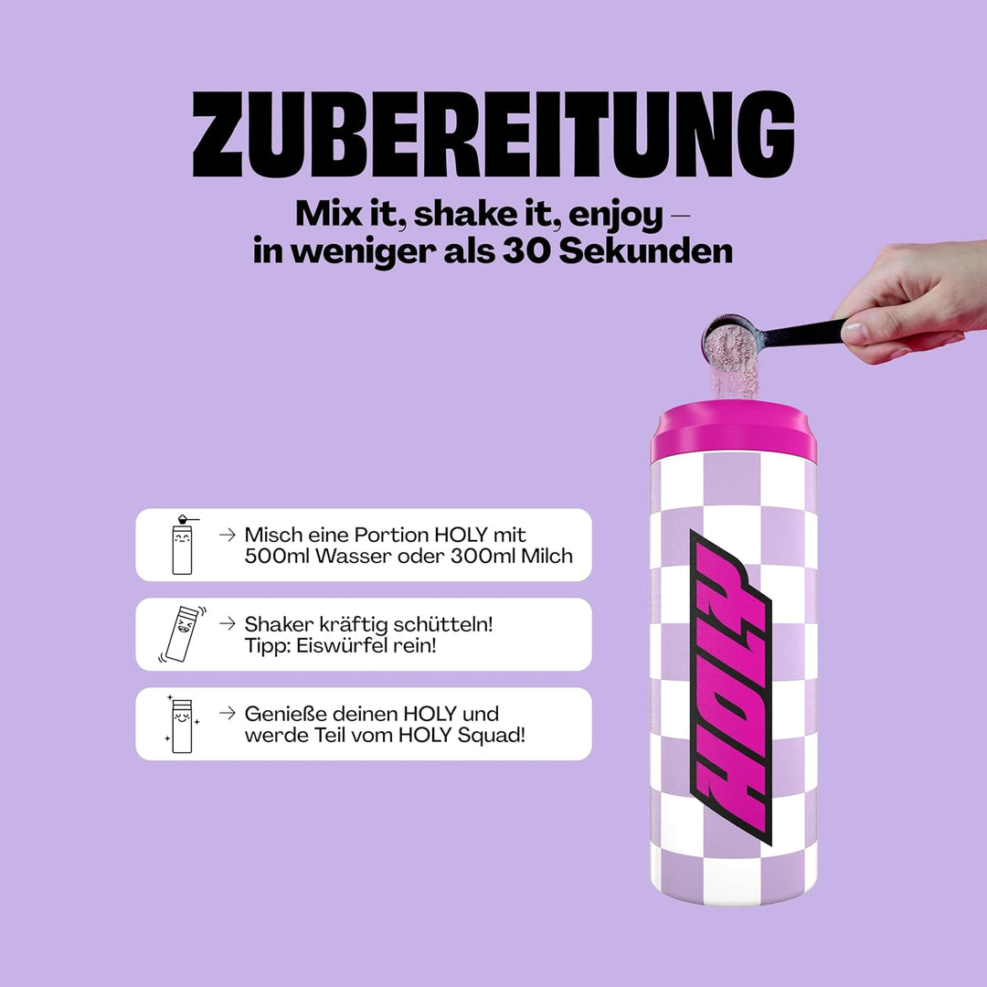 HOLY Iced Tea Thermo Shaker – 700ml Isolierflasche aus hochwertigem Edelstahl – bis zu 12 Stunden ka