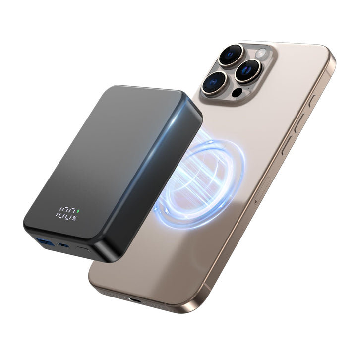 Magnetische Wireless Power Bank, 26800mAh schnelles tragbares Ladegerät, USB C in&amp;Out Telefon-Akku-P