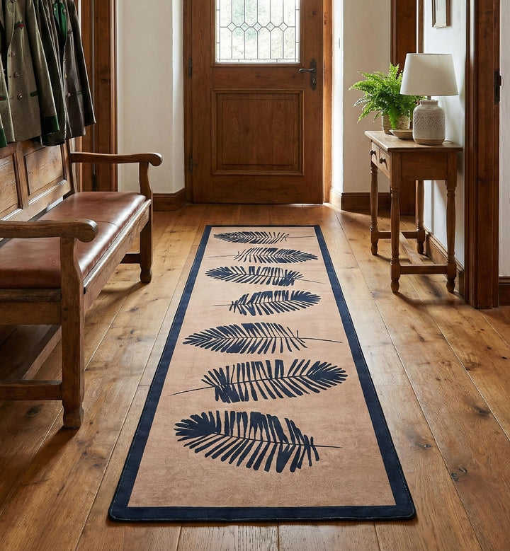 miqna Wohnzimmer Teppich Kurzflor Moderne geometrische rutschfeste Boden Flur Teppich Gel Läufer sch
