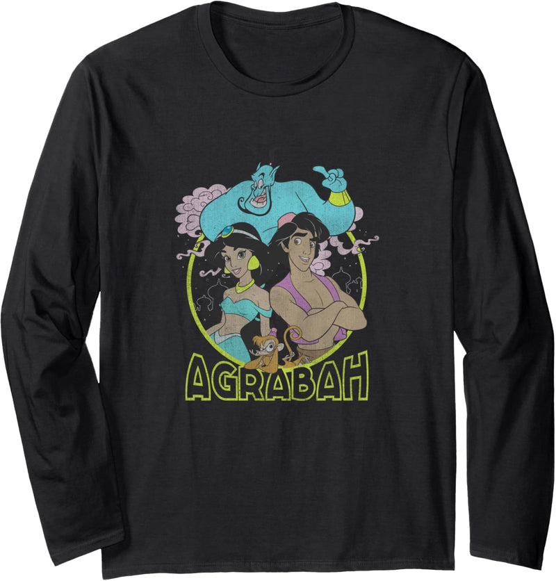 Disney Aladdin Group Shot Agrabah Circle Langarmshirt