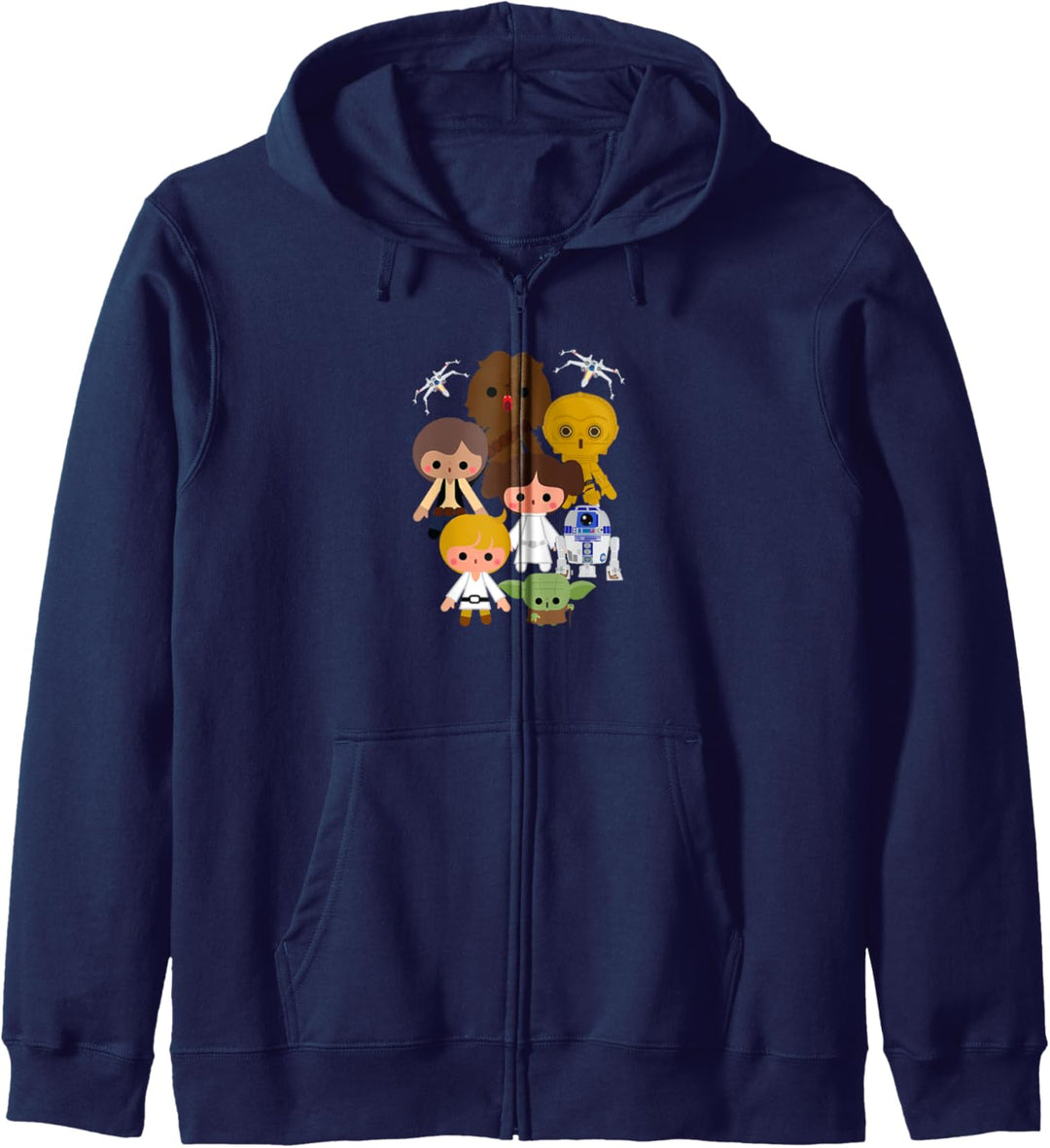 Star Wars Cute Kawaii Style Heroes Kapuzenjacke