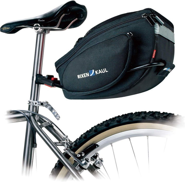 KlickFix 0217MS Unisex Fahrradtasche Contour Magnum Fahrradtasche, schwarz,STANDARD Single, Single