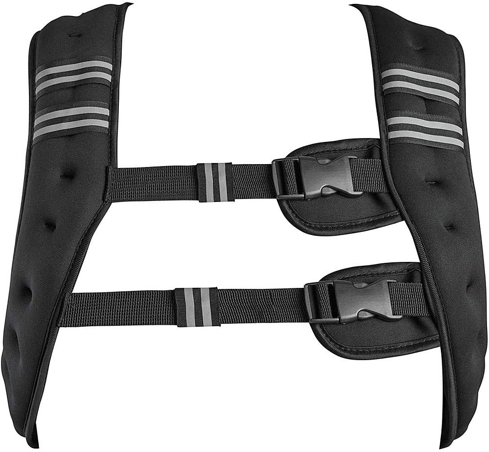 Gewichtweste Trainingsweste 10kg Gewichtsweste X-Style 10 kg für Fitness und Laufen Verstellbare Lau