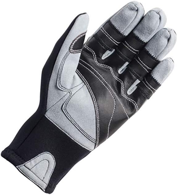 Crewsaver 3MM Tri-Season Gloves Black - Adults Unisex - Neoprene and Amara Construction