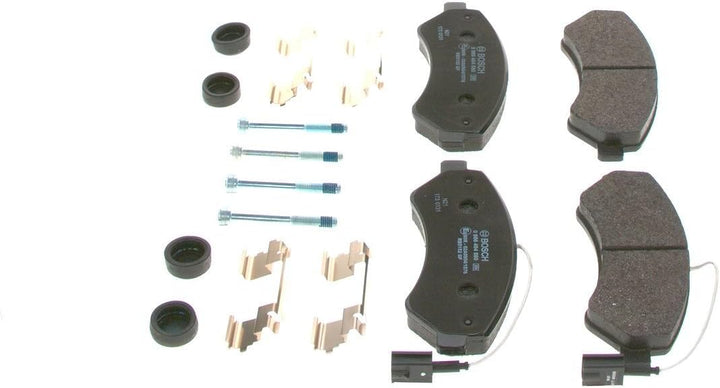 Bosch BP1501 Bremsbeläge - Vorderachse - ECE-R90 Zertifizierung - vier Bremsbeläge pro Set