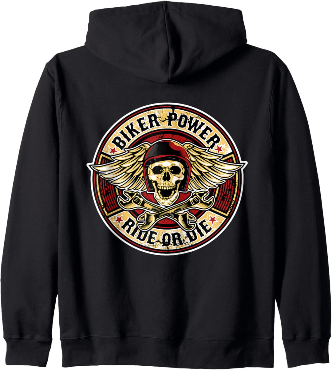 Oldschool Biker Vintage Motorcycle Chopper Ride Or Die Kapuzenjacke