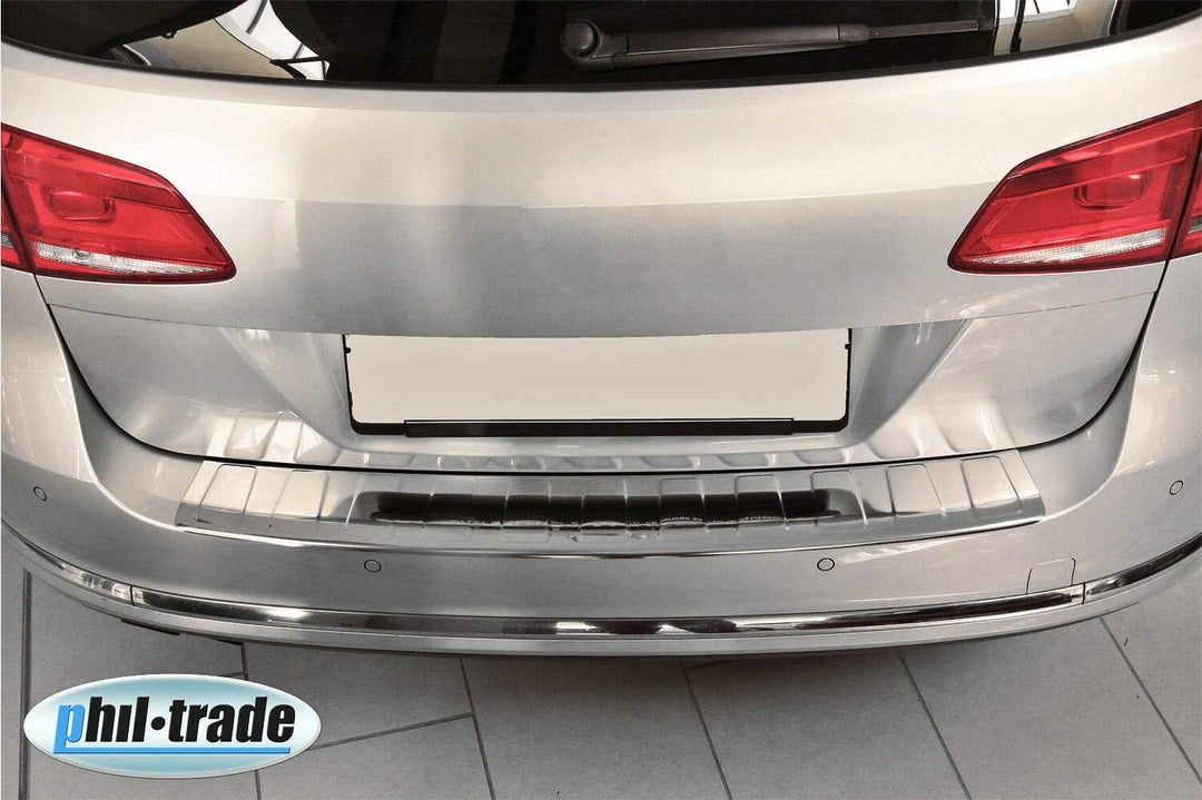 Ladekantenschutz Edelstahl CHROM kompatibel für VW PASSAT B7 KOMBI & ALLTRACK | 2010-2014 | premium