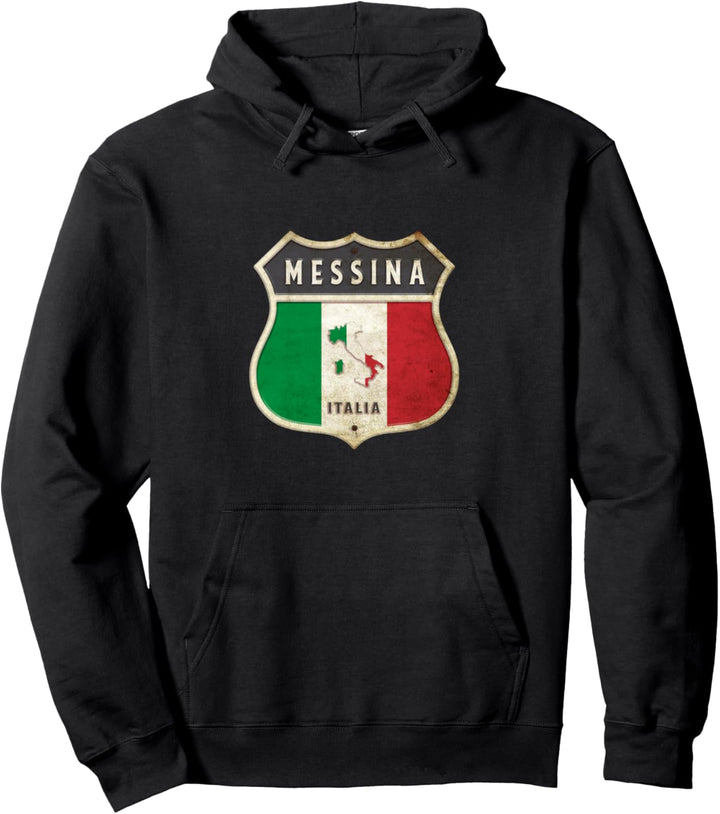 Messina Italien Sizilien Wappen Flaggen Stadt / Geschenk Pullover Hoodie
