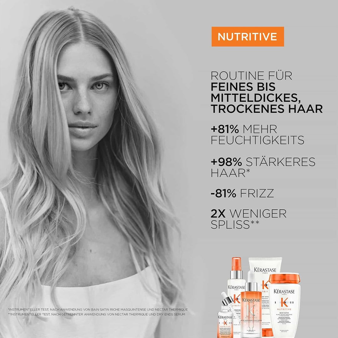Kérastase Nutritive, Haarspülung für trockenes, feines bis mittleres Haar, Entwirrend und feuchtigke