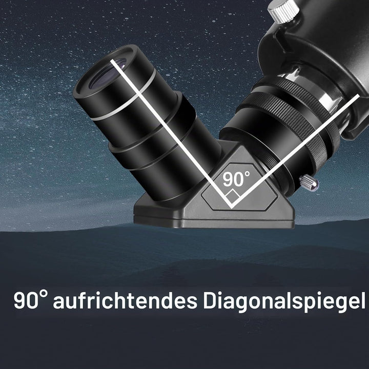 Teleskope für Erwachsene Astronomie, 80mm Aperture 900mm Refraktor Teleskop für Kinder, Anfänger, ko
