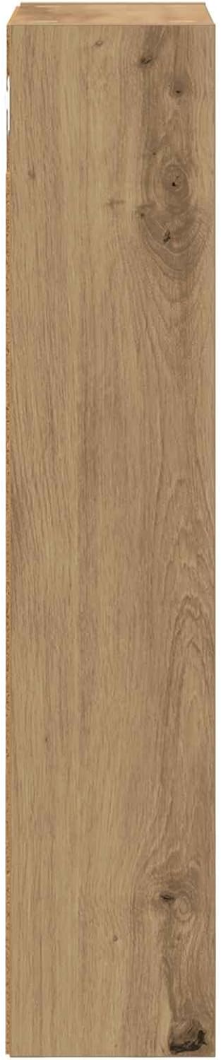 vidaXL Badezimmer-Wandschrank Kunsthandwerk Eiche 30 x 14 x 70 cm, Moderner Badschrank, rechteckiges