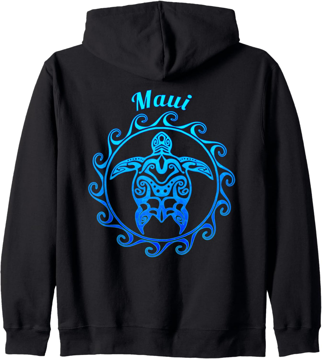 Tribal Maori Polynesische Meeresschildkröte Maui Hawaii Kapuzenjacke
