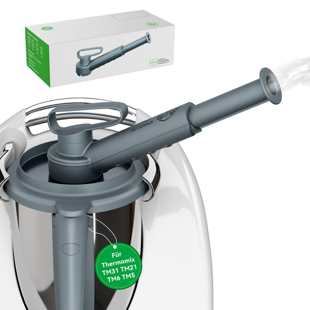 KULACO Dampfumleiter für Thermomix TM6 TM5 TM31 TM21, Dampfumleitung zum Schutz von Küchen Hängeschr