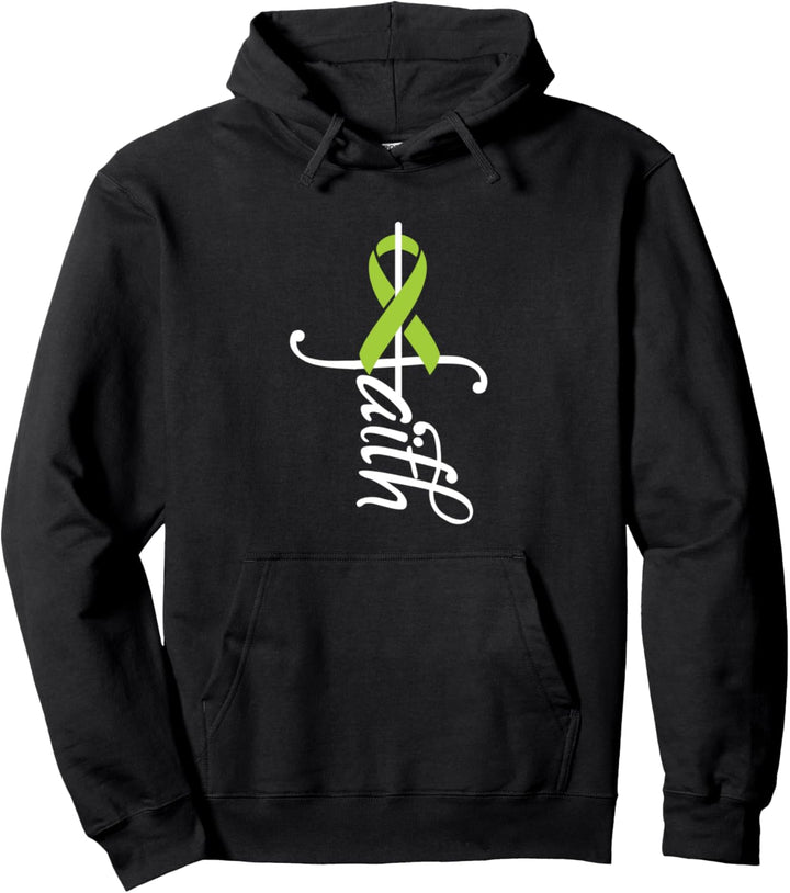 Faith Depression Disease – Ribbon Depression Awareness Pullover Hoodie