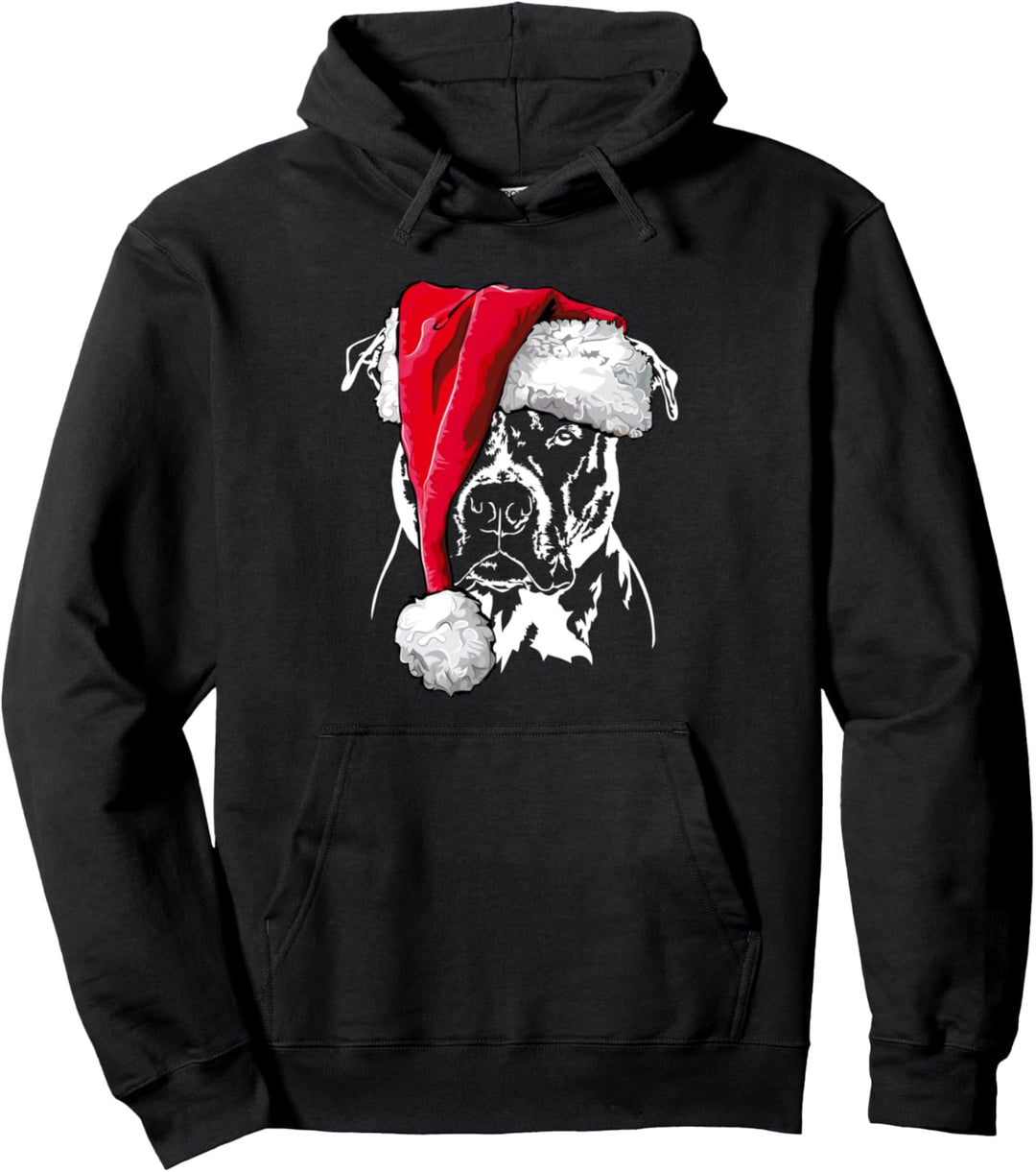 Lustiger American Staffordshire Terrier Weihnachten Hunde Pullover Hoodie