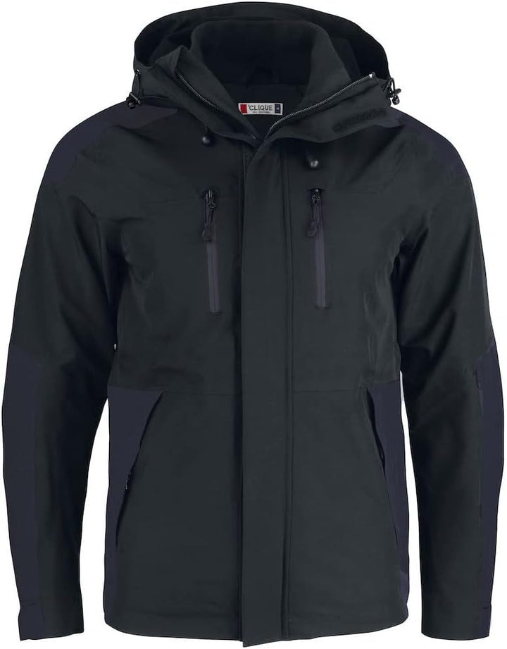 CliQue Unisex Stafford Jacket Jacke, Navy, L