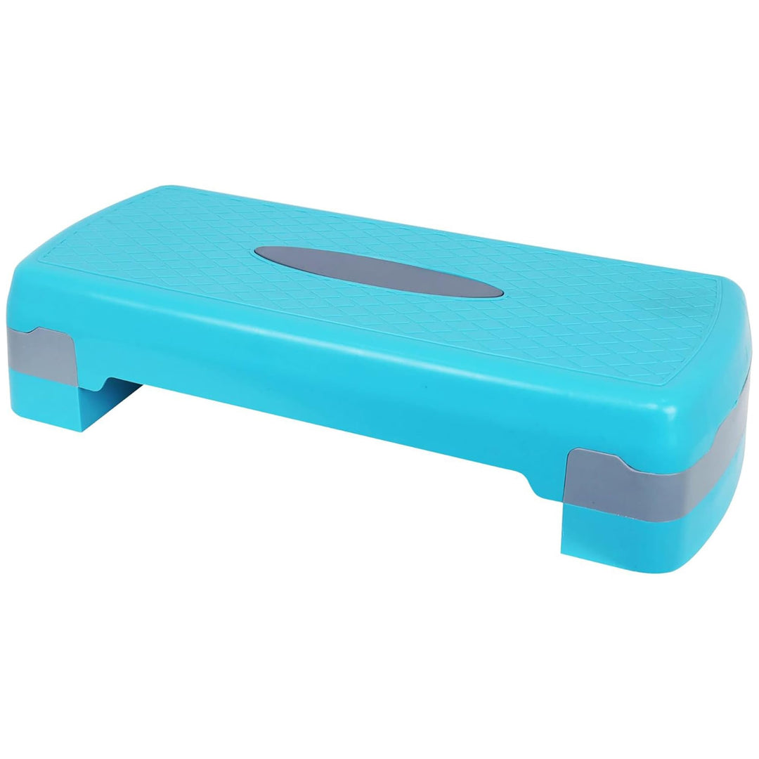 BalanceFrom Verstellbarer Workout-Aerobic-Stepper, Plattform-Trainer Grösse M, Blau