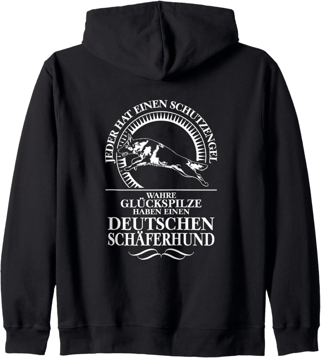 Deutscher Schäferhund Schutzengel Hund Hunde Hundespruch Kapuzenjacke