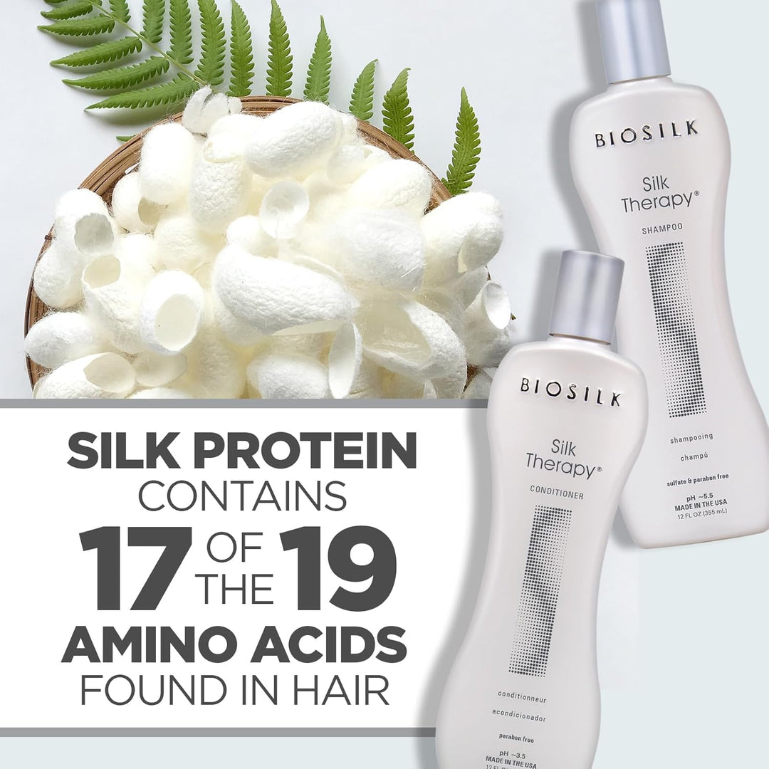 Biosilk Silk Therapy Duo Set Shampoo und Conditioner 340 ml