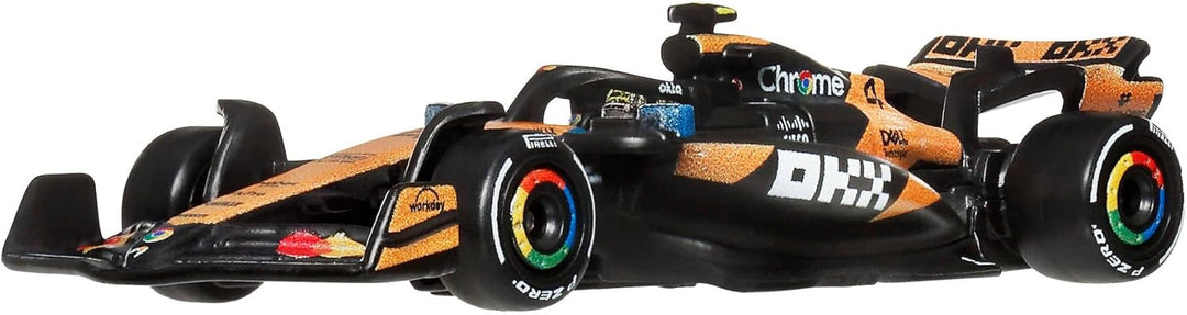 Hot Wheels Formel 1 Premium Die-Cast-Spielzeugauto im Massstab 1:64 Sammelspielzeug-Rennauto mit Rea
