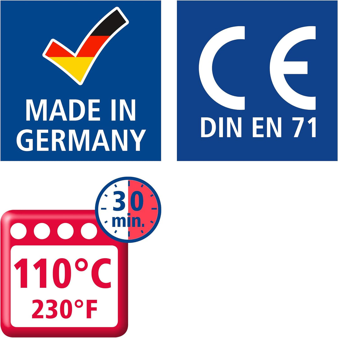 STAEDTLER 8034 29 LZ FIMO Kids Form&Play Playtime & Modeling Polymer Clay Set - Police Race (4 Blöck